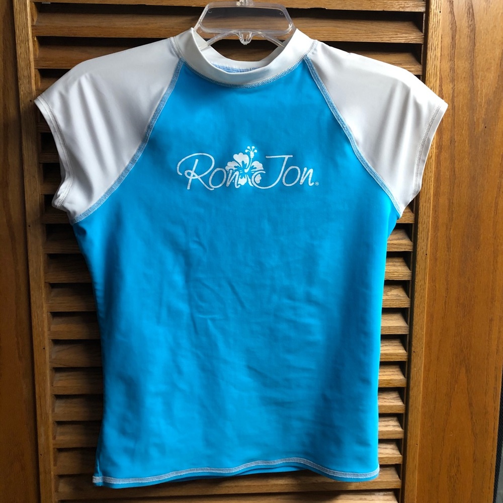 Girls RonJon swim shirt-size large